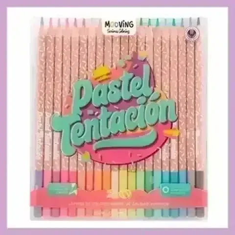 Colores Mooving Pastel x 20