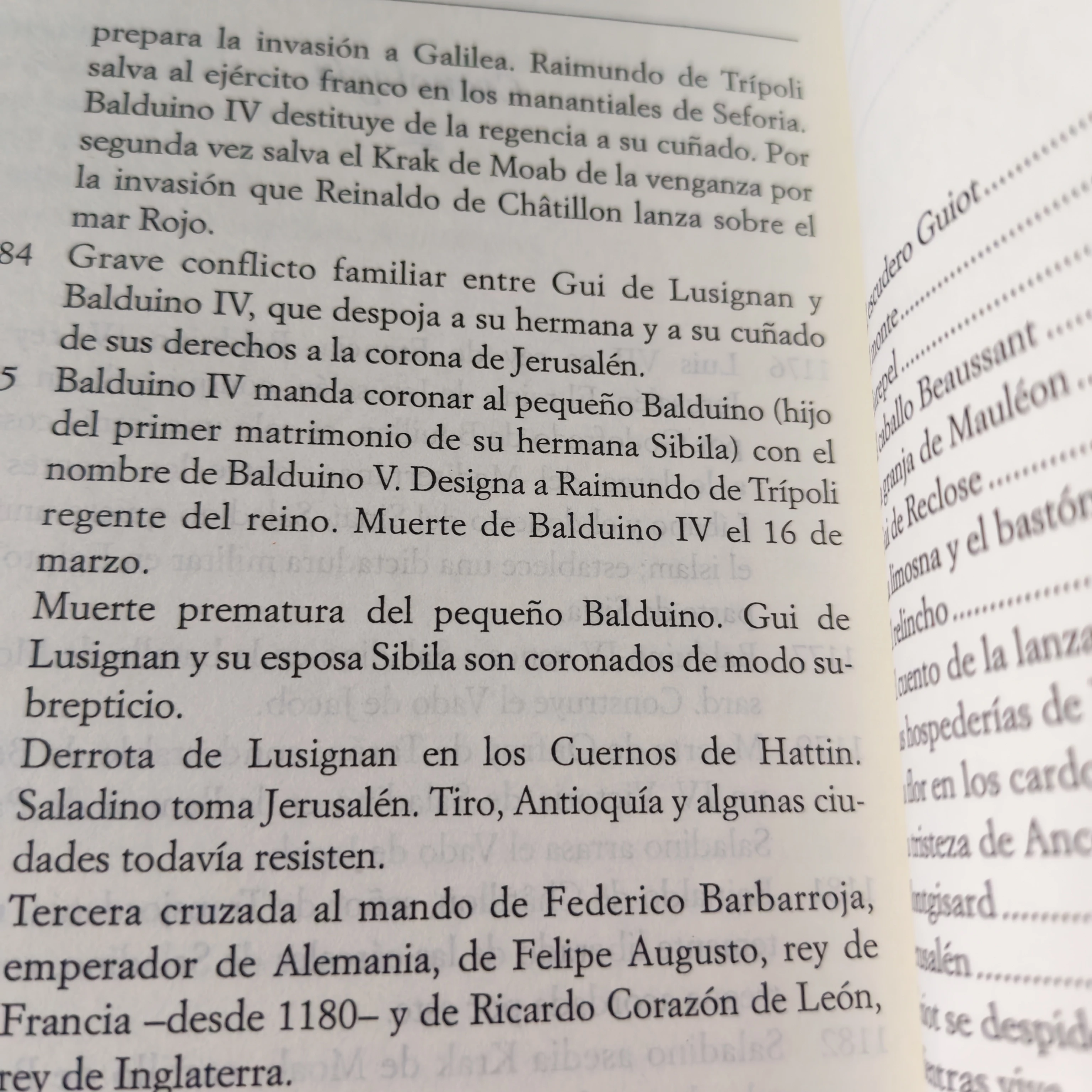 Las lanzas de Jerusalén, Georges Bordonove 3