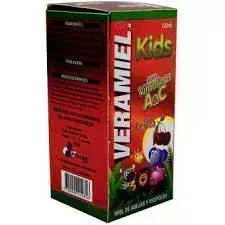 VERAMIEL JBE NIÑOS FCO X 120 ML PROPOLEO+MIEL+POLEN+MARAÑON PROFAR