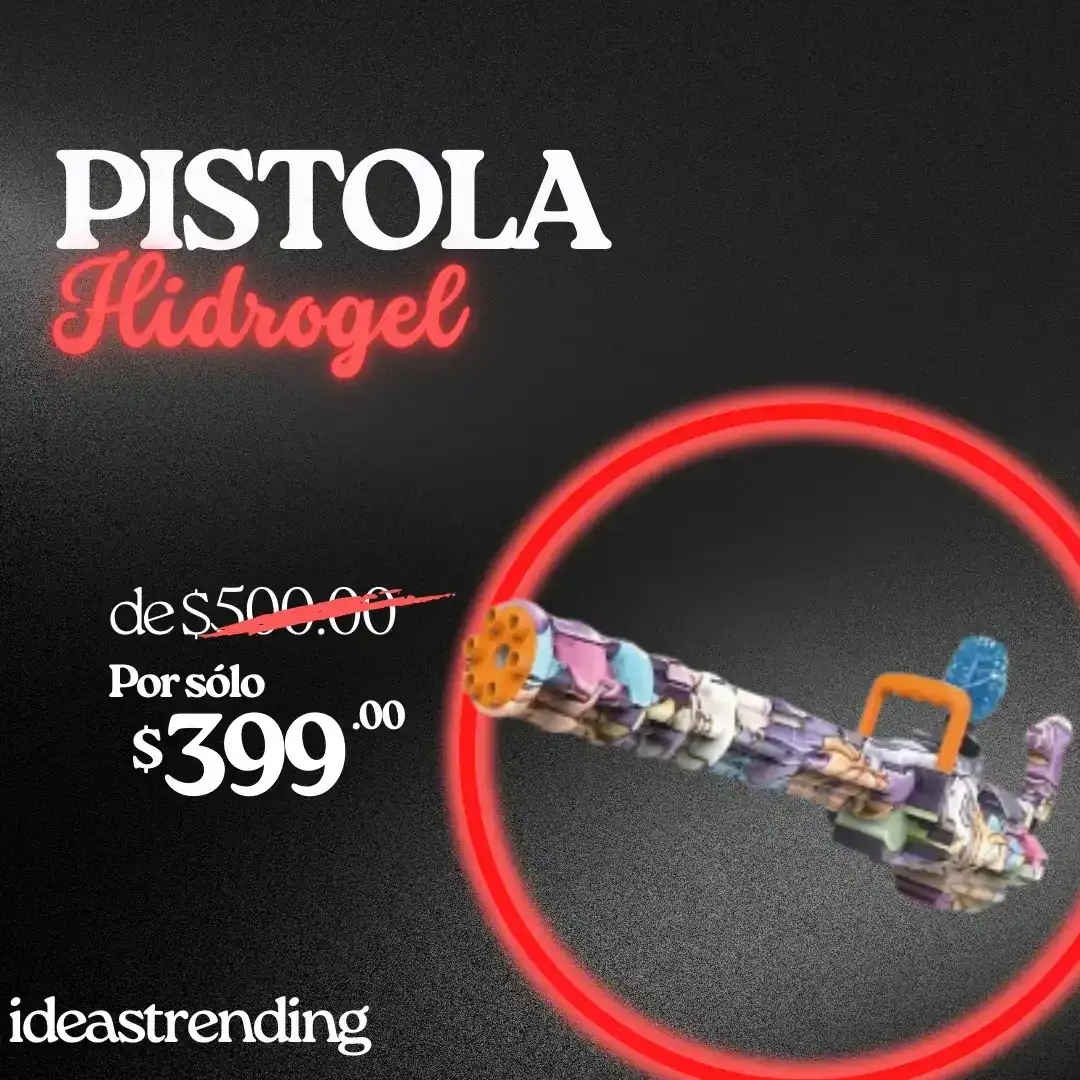 Ametralladora de hidrogel 