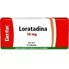 LORATADINA 10 MG X 10 TAB GENFAR