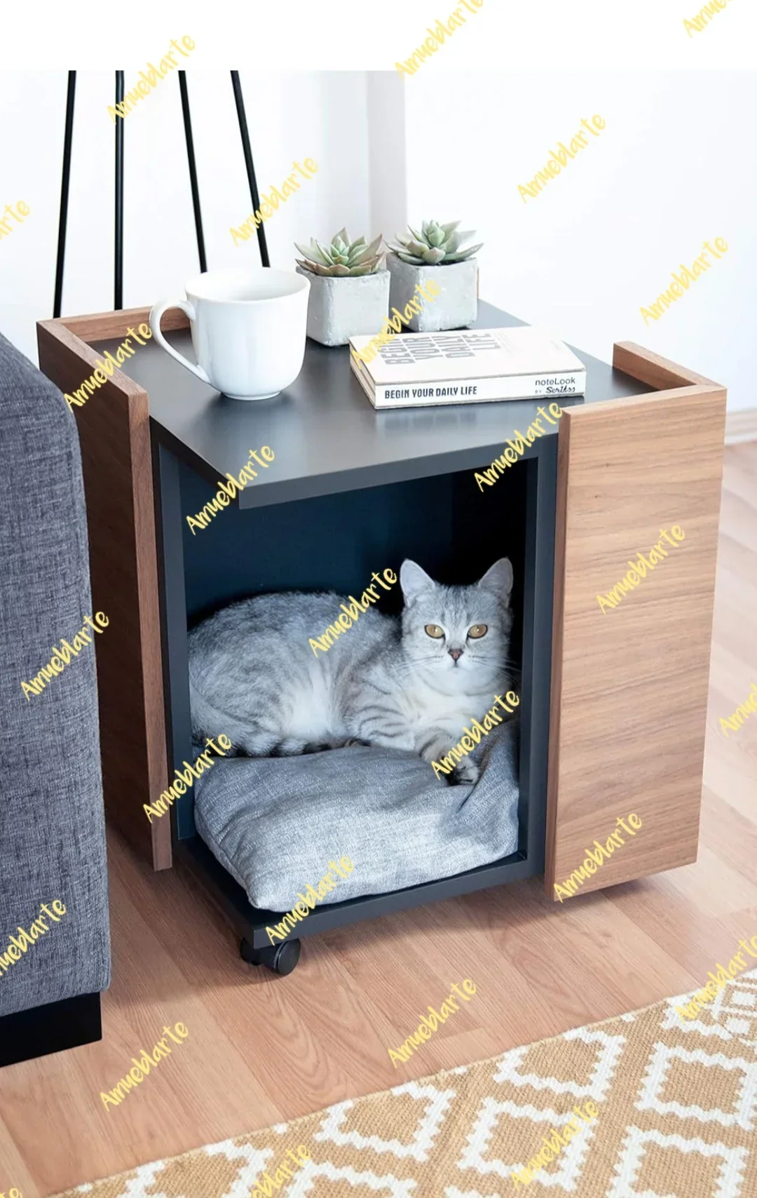 Velador cama mascota M1 4