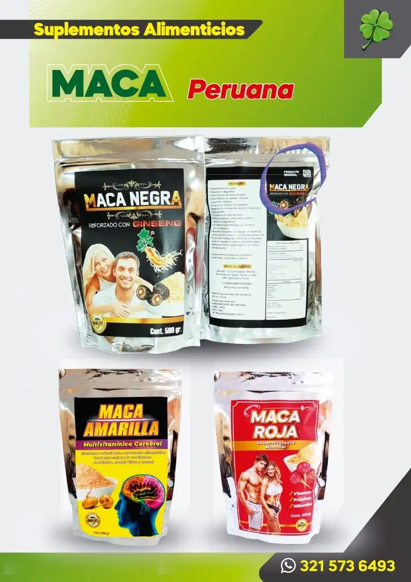 Maca peruana con yinsen 500 g