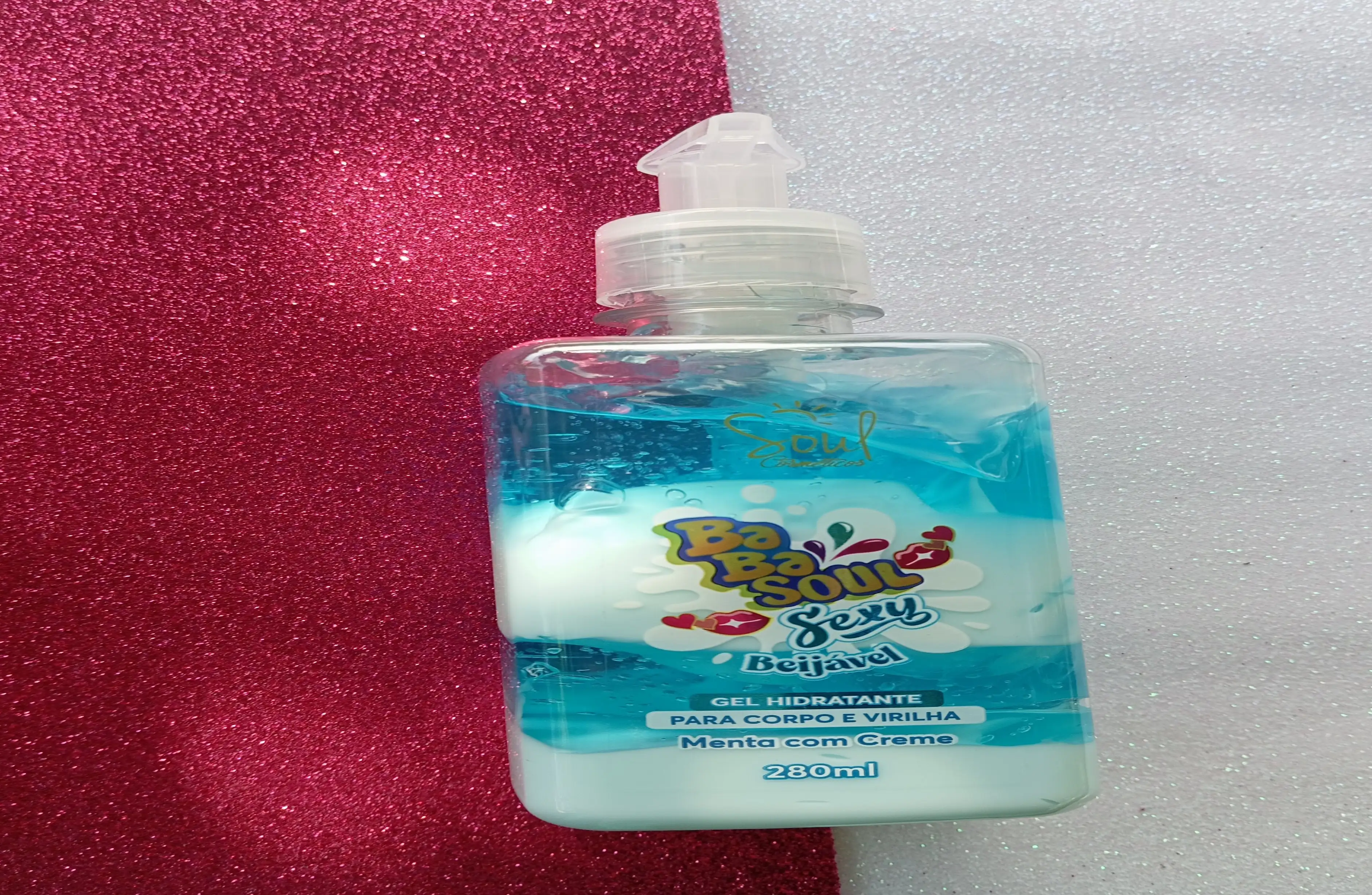 Gel hidratante Menta com Creme - Soul Cosméticos 