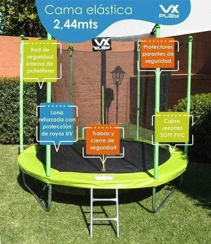 Cama elástica VX Play Premium Security JVP-244VEPS