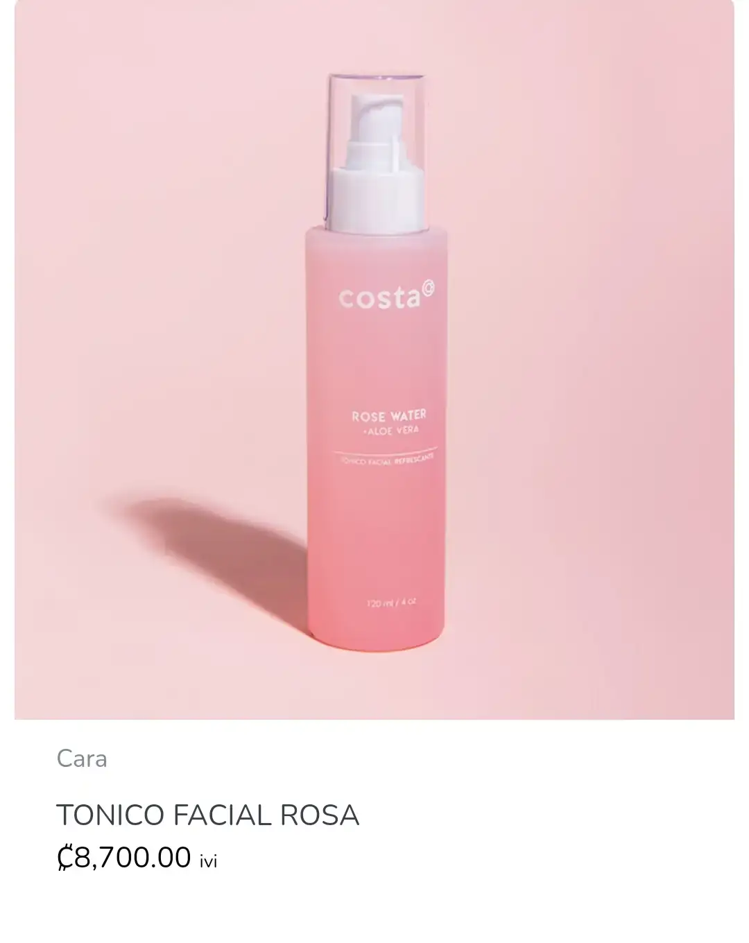 Tónico de Rosas