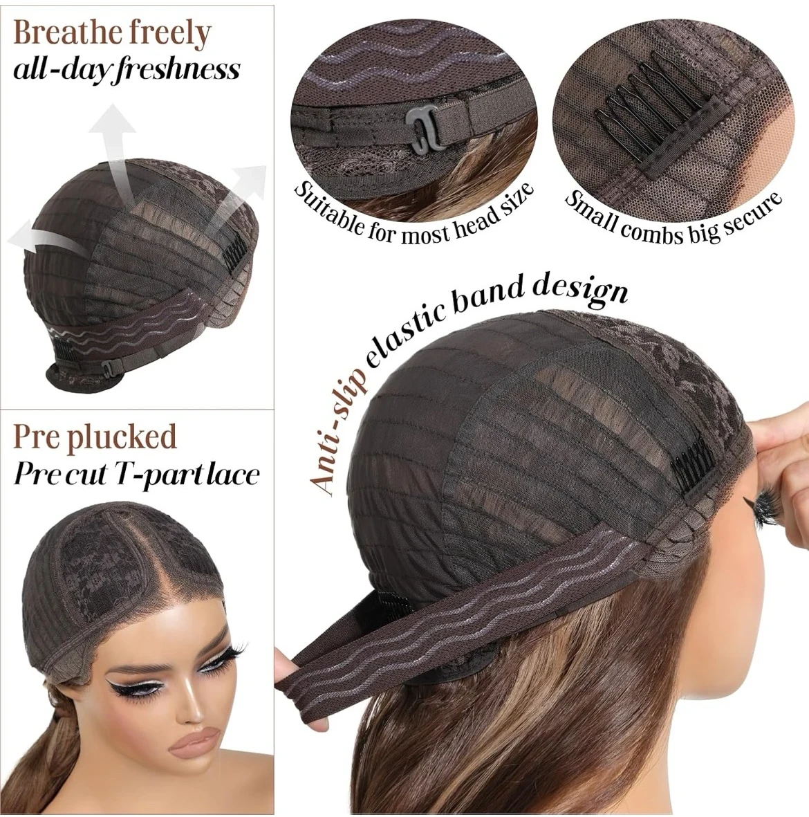 Peluca semi Natural 26 pulgadas frontal lace 13x1 2