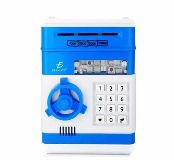 Alcancía Electrónica Automática De Billetes Y Monedas 