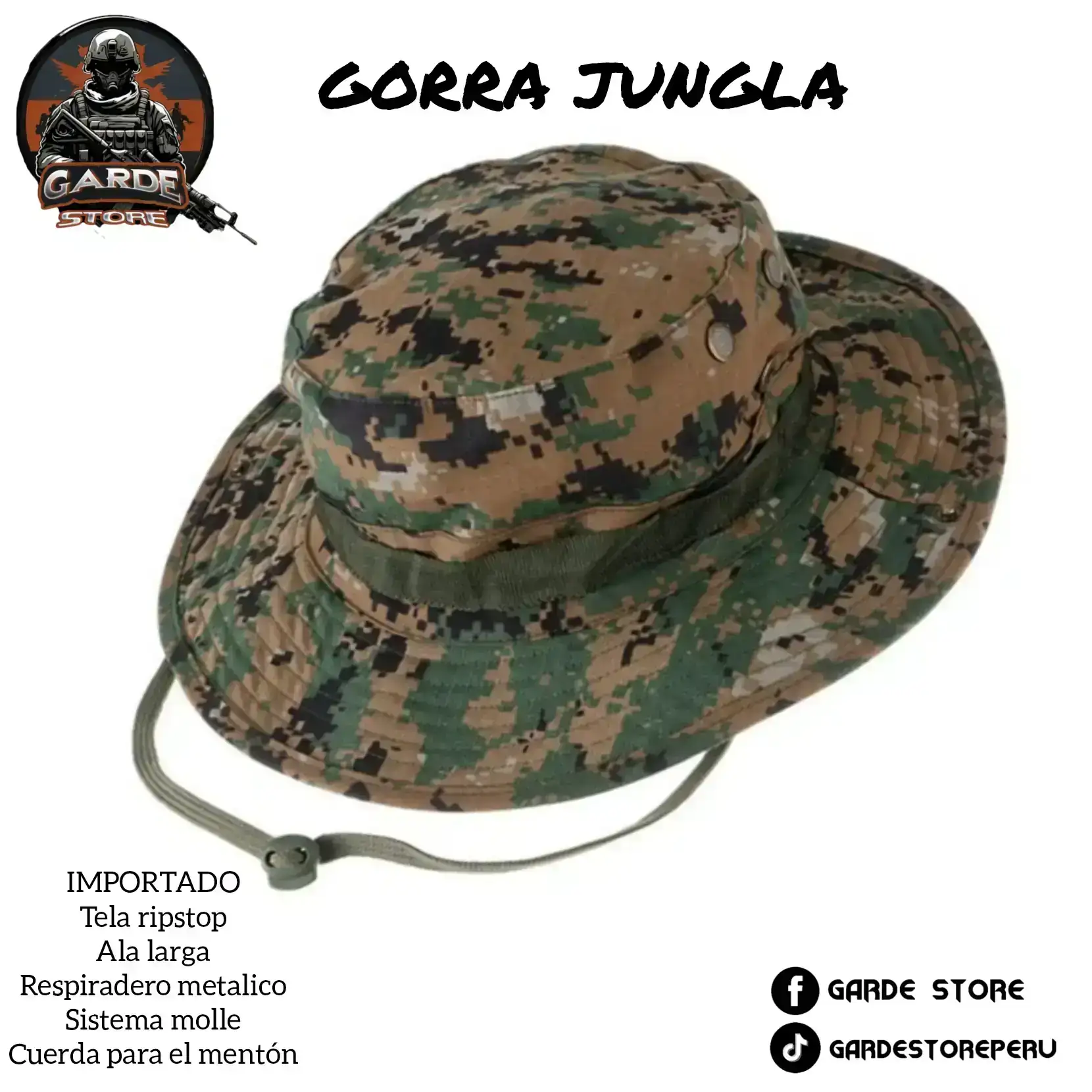 Gorra jungla importado 30/1 2