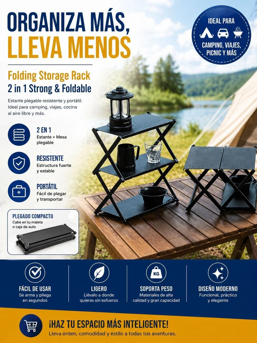 ESTANTE SILLA 2 EN 1*