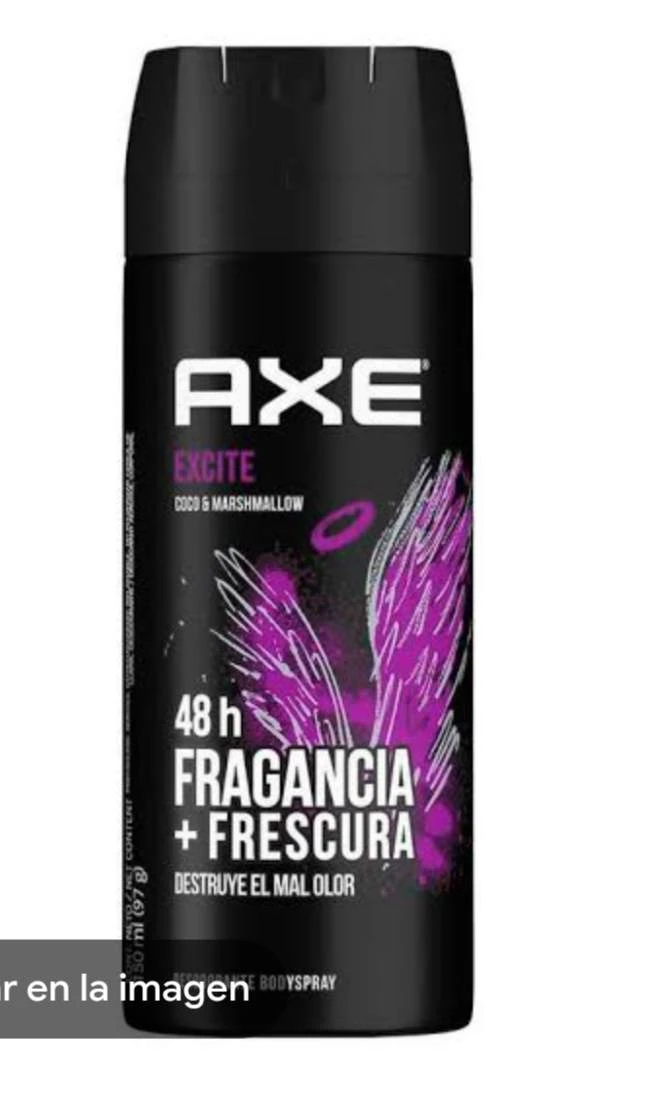 desodorantes axe excite