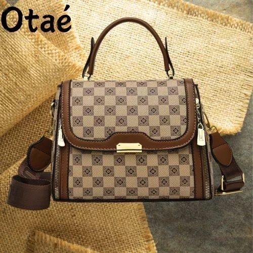 Bolso Elegante Bandolera En Cuero Mujer