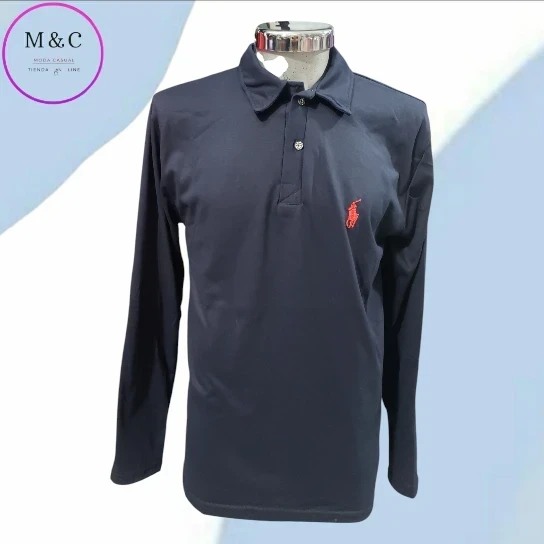 Playera T- G Polo manga larga 3