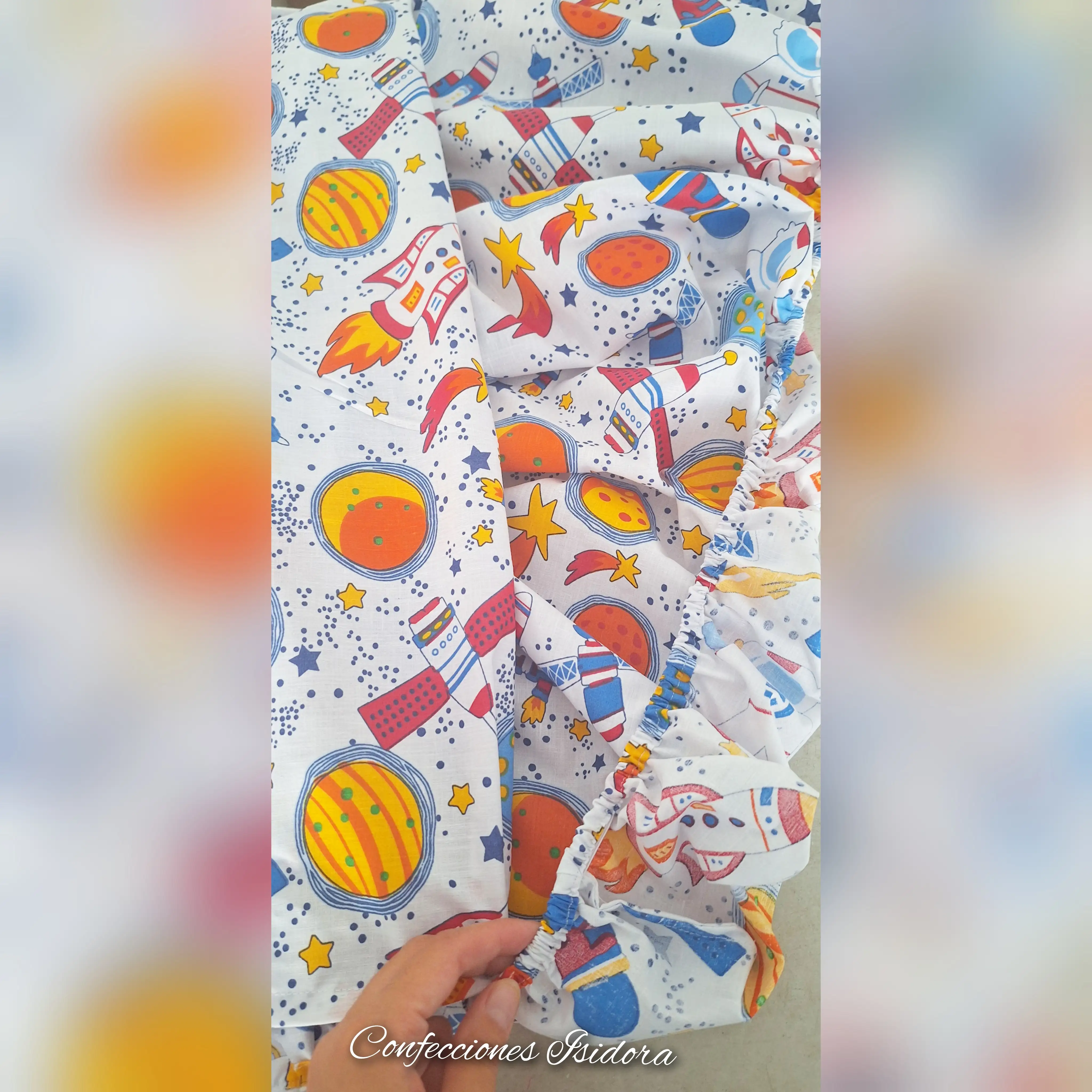 Juego de sábanas galaxia 3