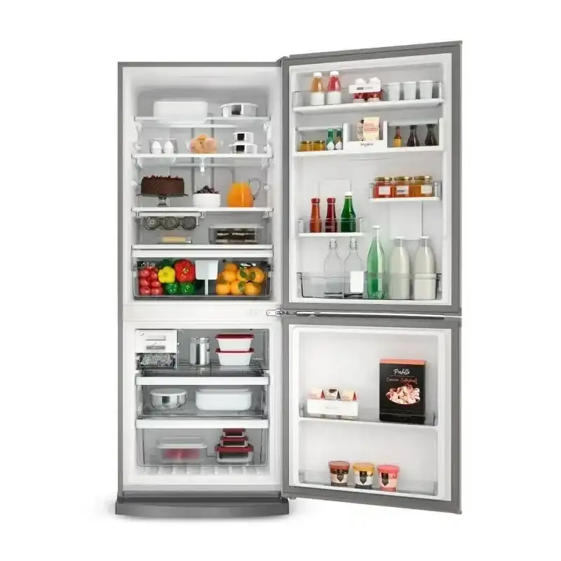 HELADERA WHIRLPOOL WRE57BK2 SILVER 443LTS  4