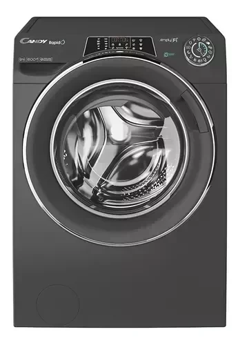 Lavarropas Automatico Candy Rapido 9 Kg Ro1696dwhc7r Gris