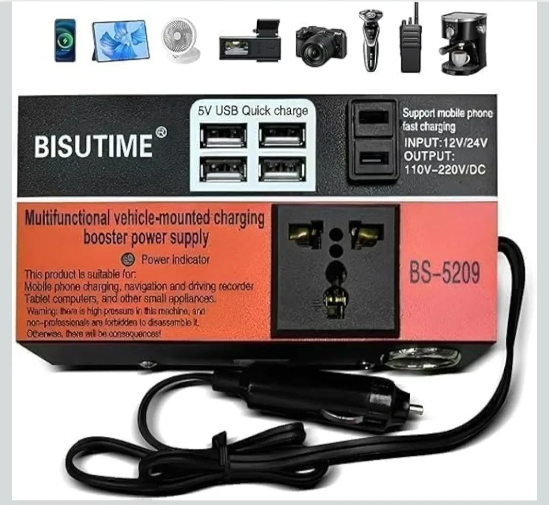 Inversor De Voltaje 2000w Convertidor 12V Y 24V A 220V