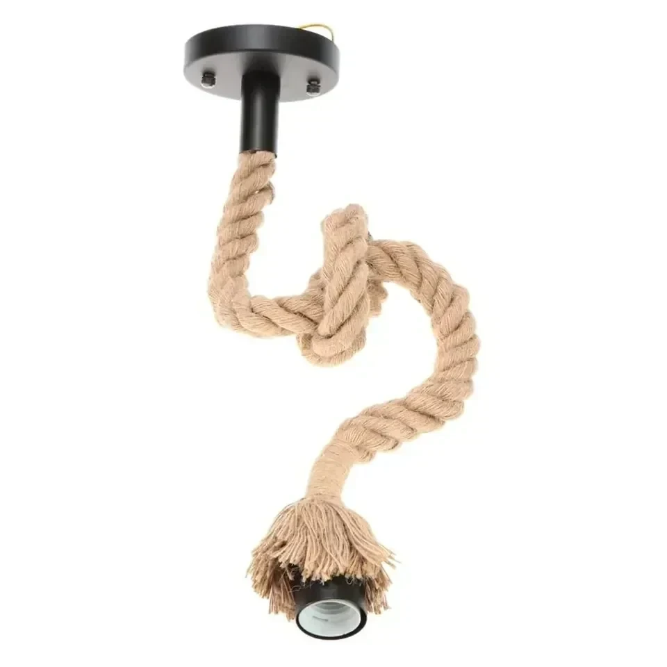 LAMPARA COLGANTE SOGA 1M 1L E27  2