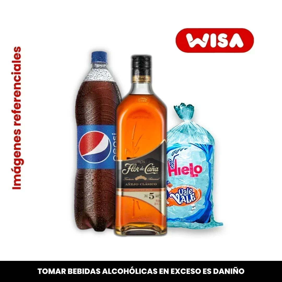 5 Años (750 ML) Combo Ron Flor de Caña