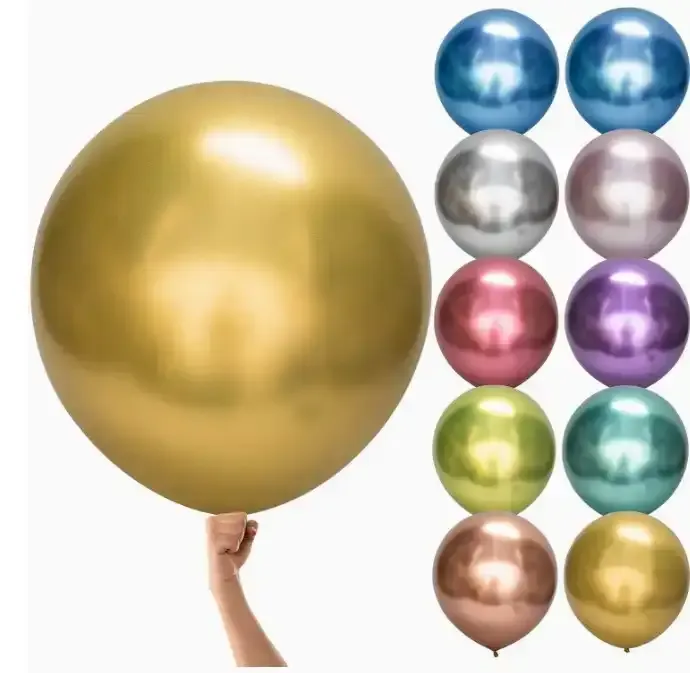Globo latex chrome 18 pulgadas 10 gr