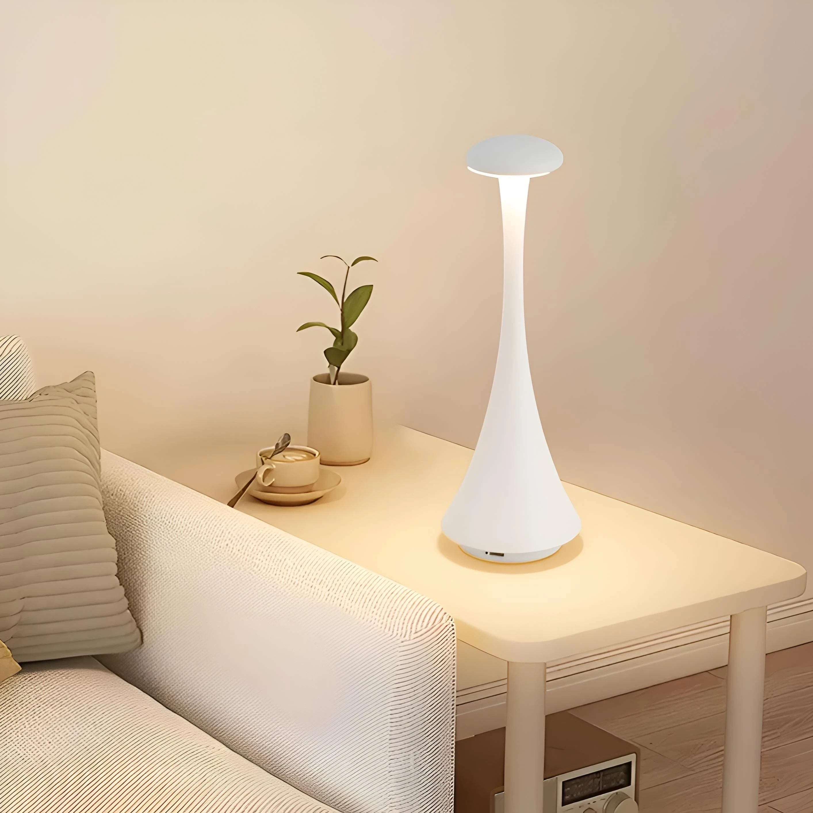 LAMPARA MESA LED SETA NEGRA 2.5W 2
