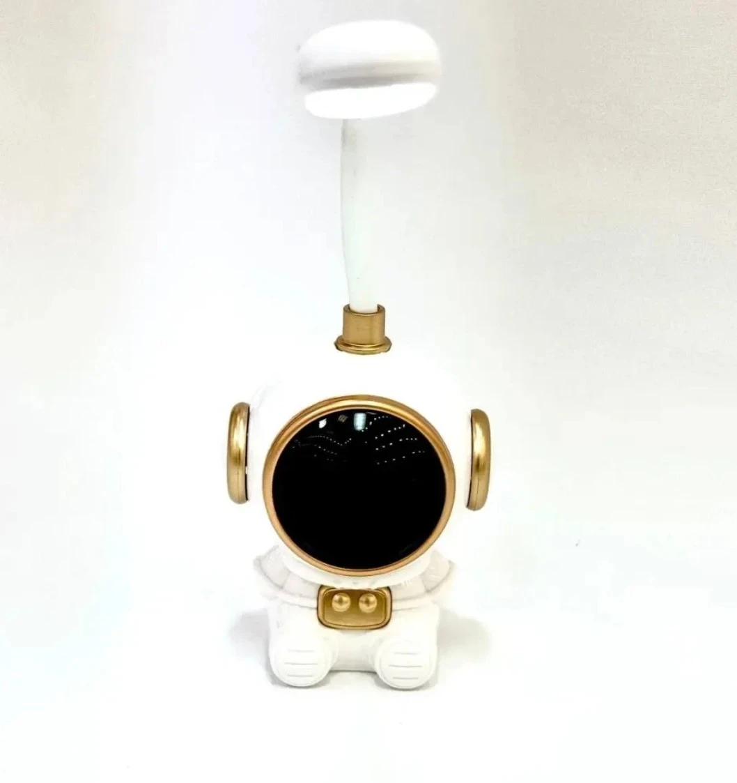 Lampara velador astronauta blanco 