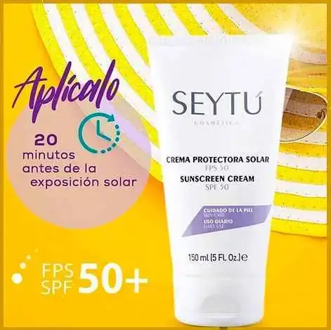 Crema protectora solar FPS 50 
