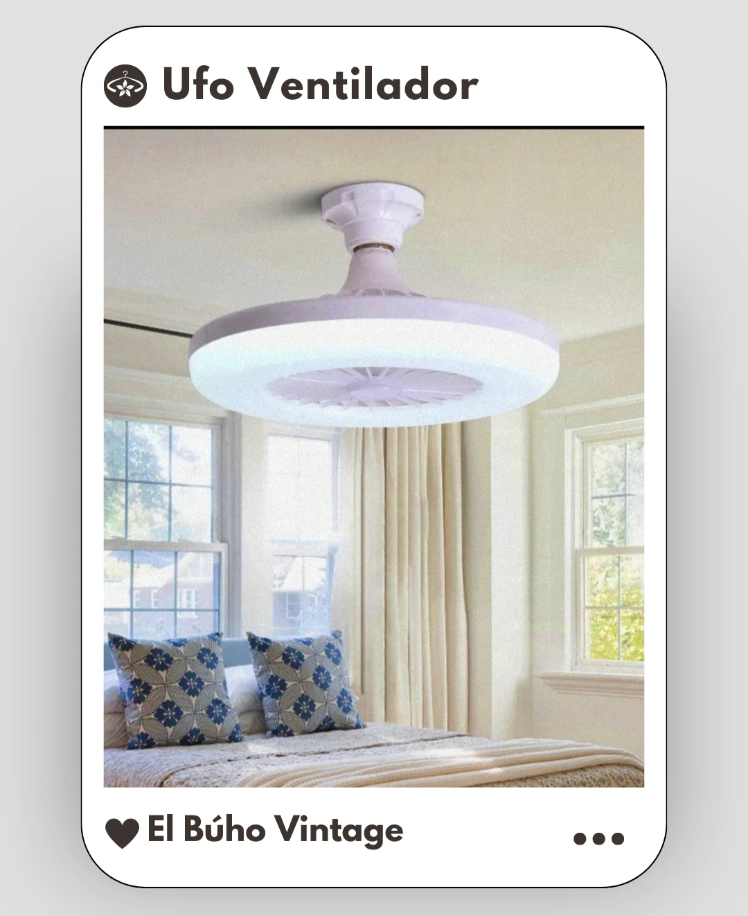 Ufo Ventilador 30w 2