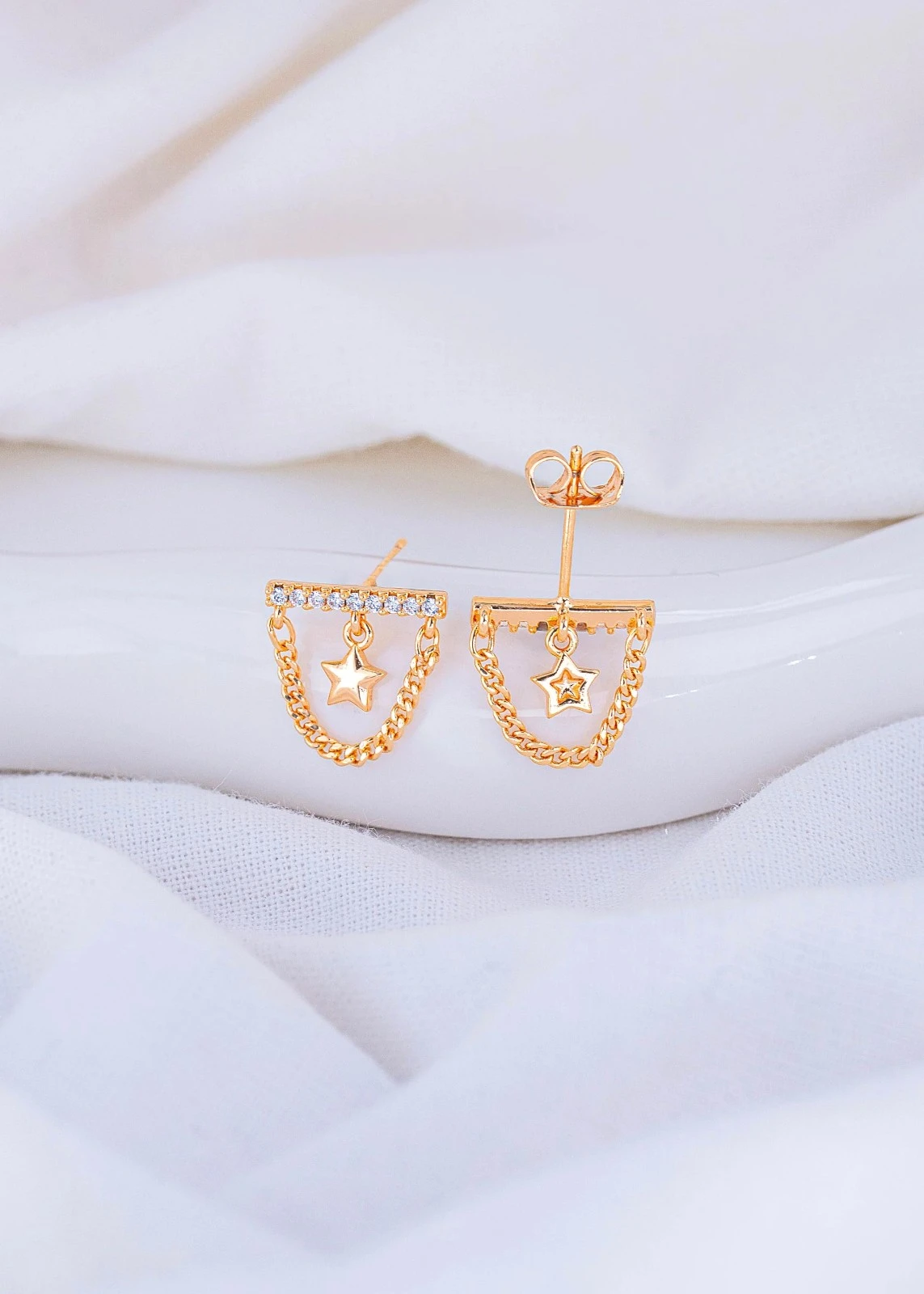 Aretes Astra Dorados 
