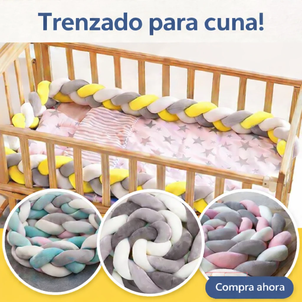 COJÍN TRENZADO PARA CUNAS