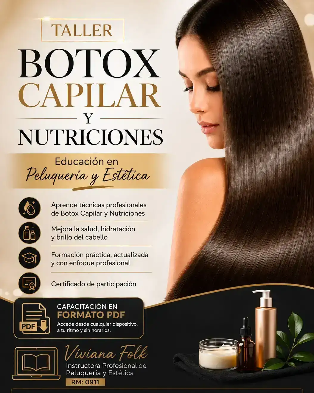 TALLER  BOTOX CAPILAR Y NUTRICIONES