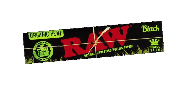 Raw Organic Hemp King Size Black