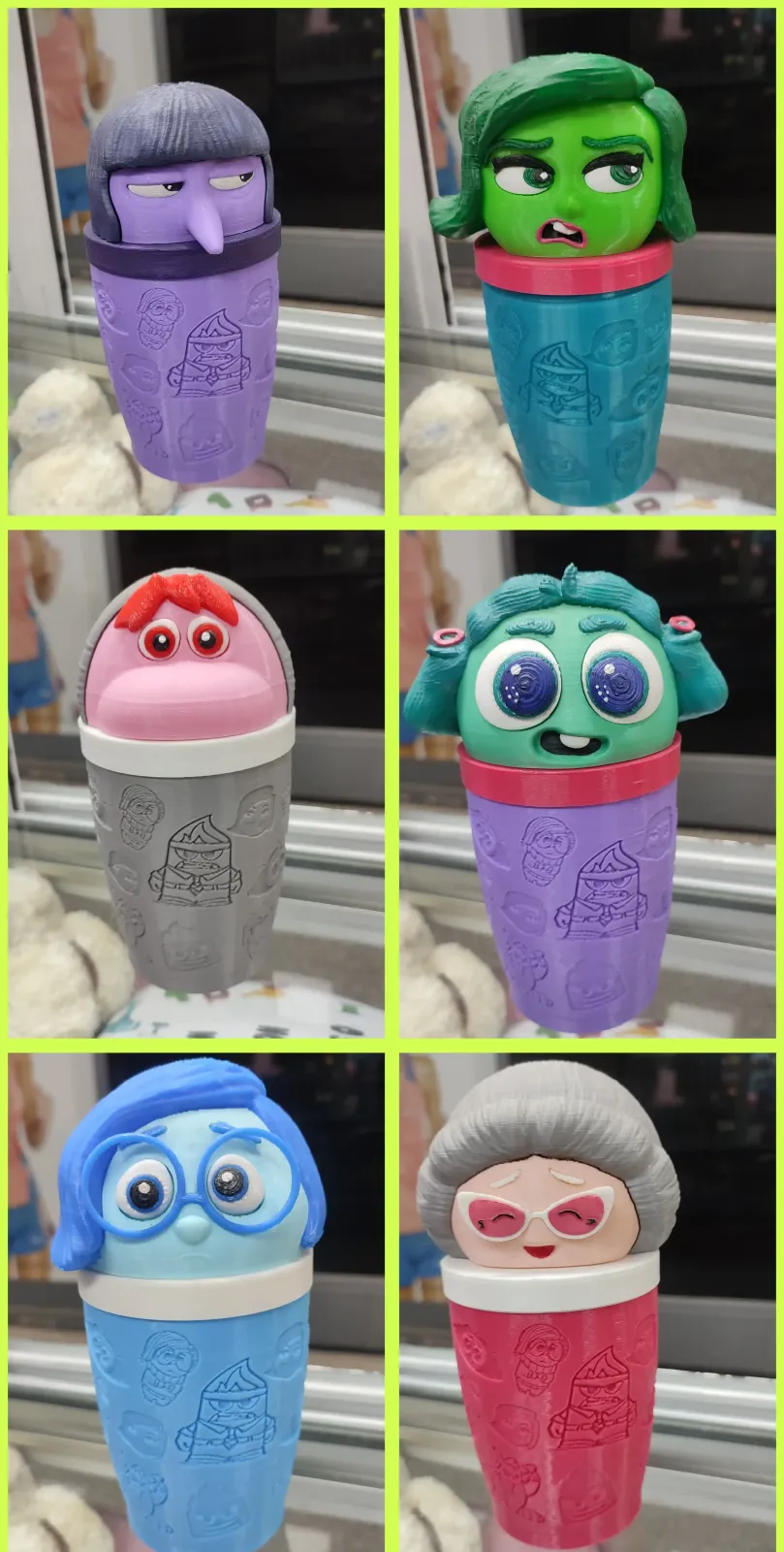 Vasos 3D intensamente