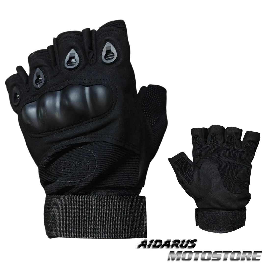 GUANTES TACTICOS CORTO NEGRO