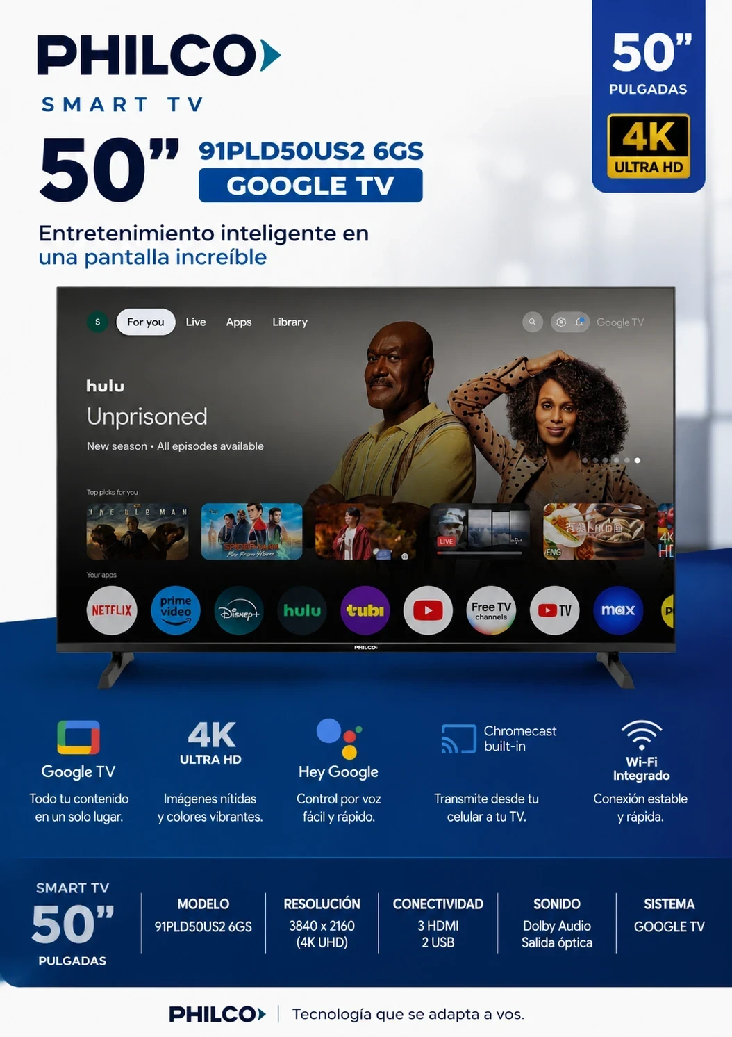Philco 50 Google TV