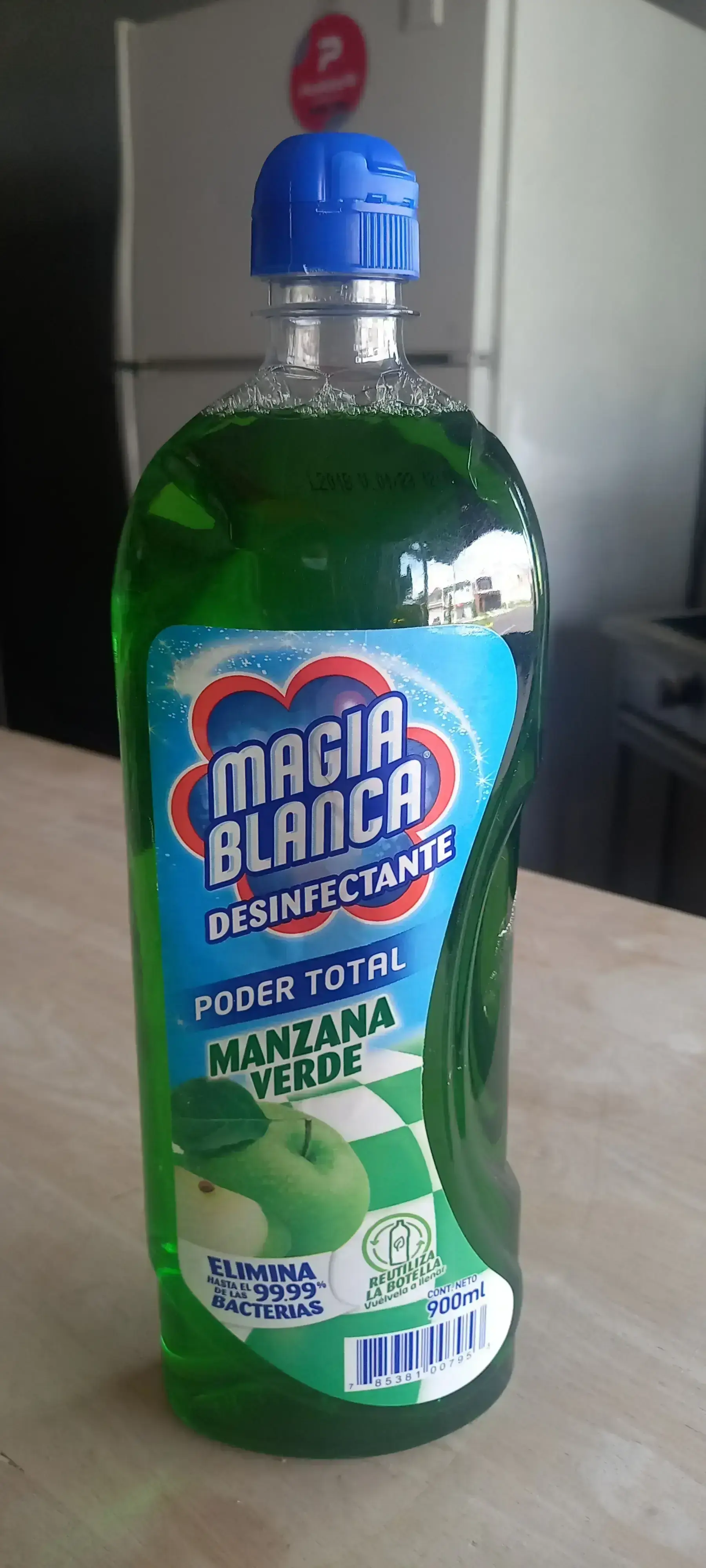 Desinfectante magia blanca 900ML manzana verde