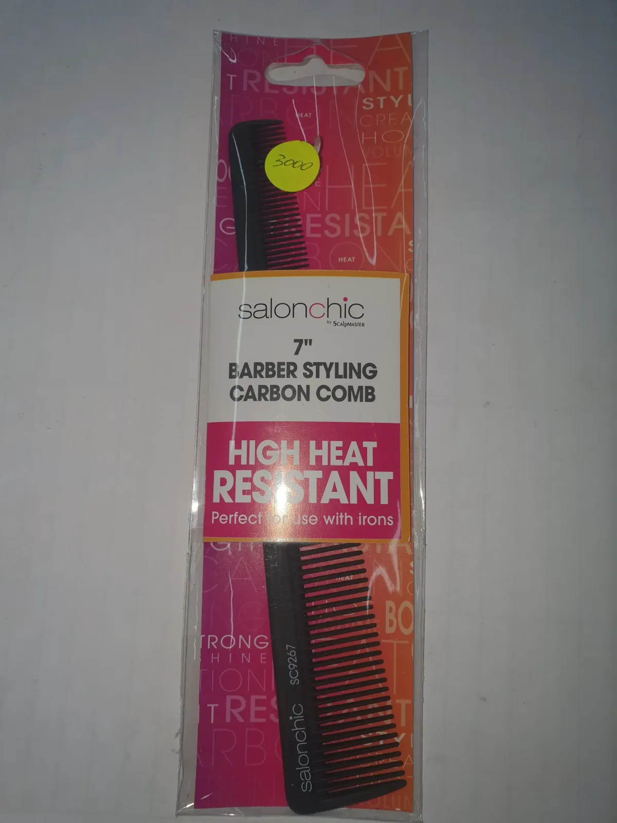 peine carbon 7"