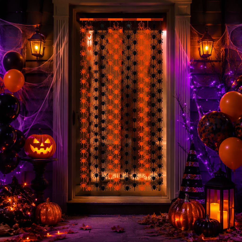 Cortina Araña Halloween - Todo Globos