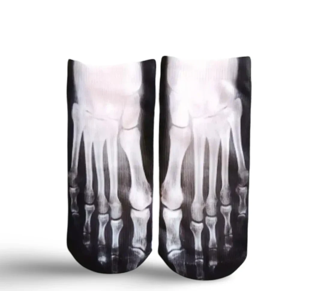 Calcetines esqueleto divertido