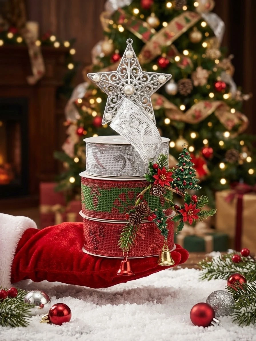 DOCENA DE LISTONES NAVIDEÑOS  4