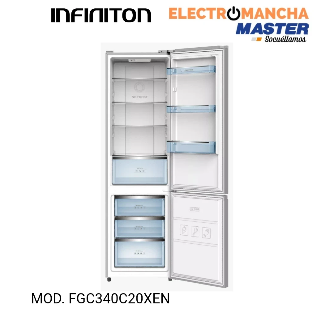 FRIGO COMBI INFINITON FGC340C20XEN 2,02*60 INOX NF E 2