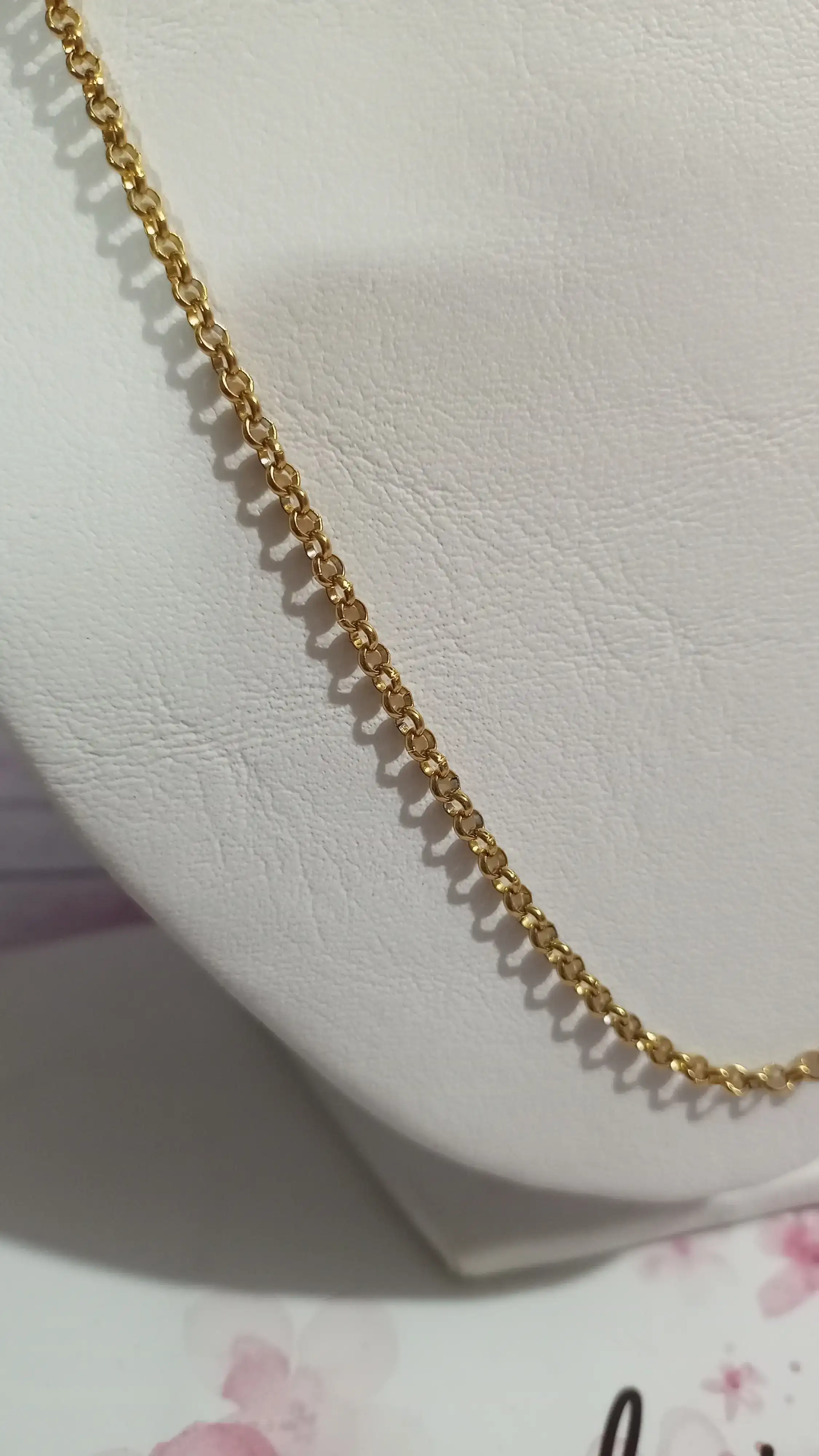 Cadena ROLO DE ACERO DORADO ♥️♥️♥️ 3