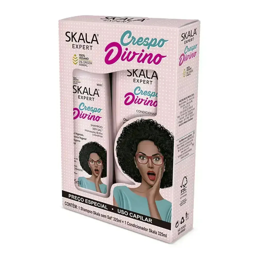 Kits shampú y acondicionador Crespo Divino 