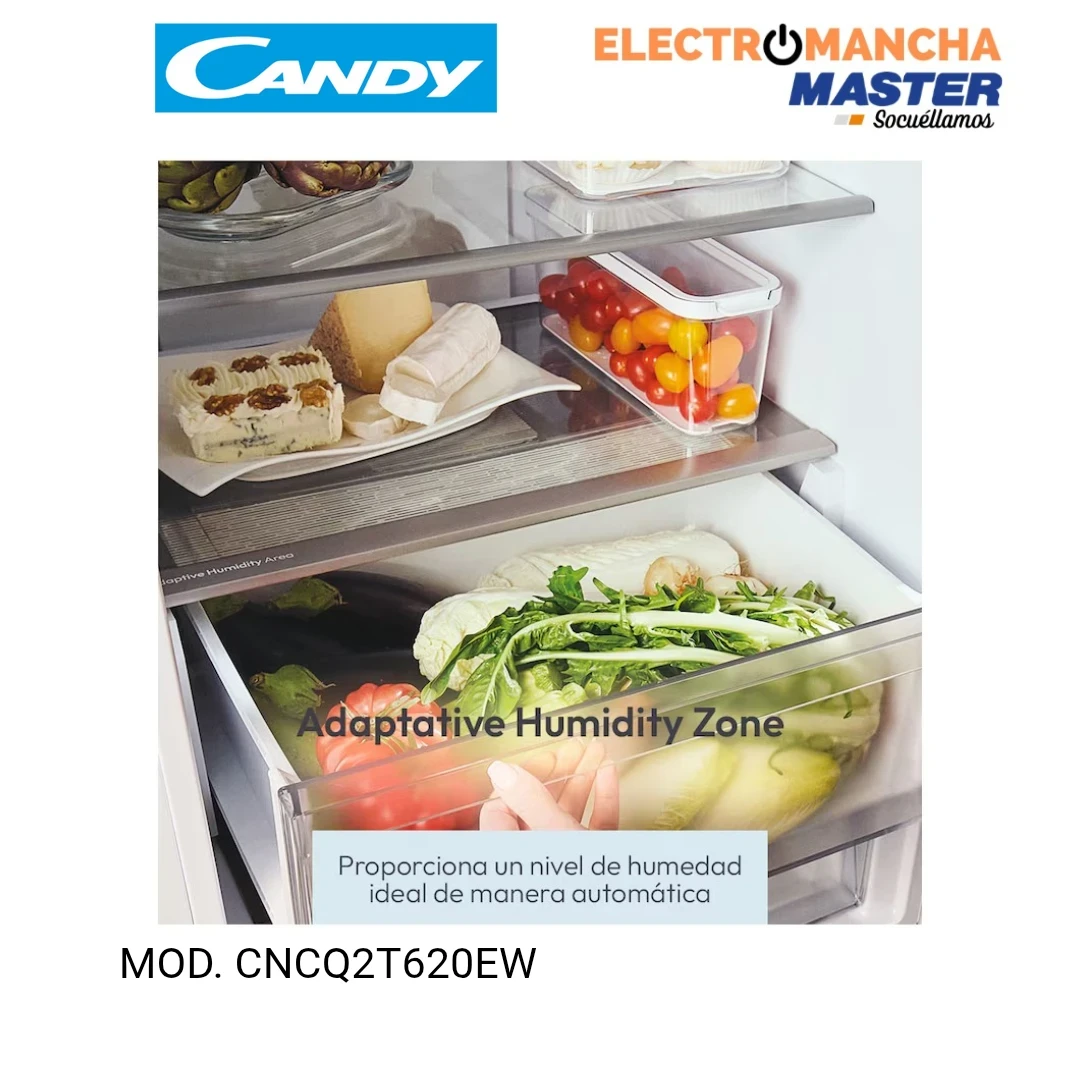 FRIGO COMBI CANDY CNCQ2T620EW 2,05"60 BLANCO NF E  5