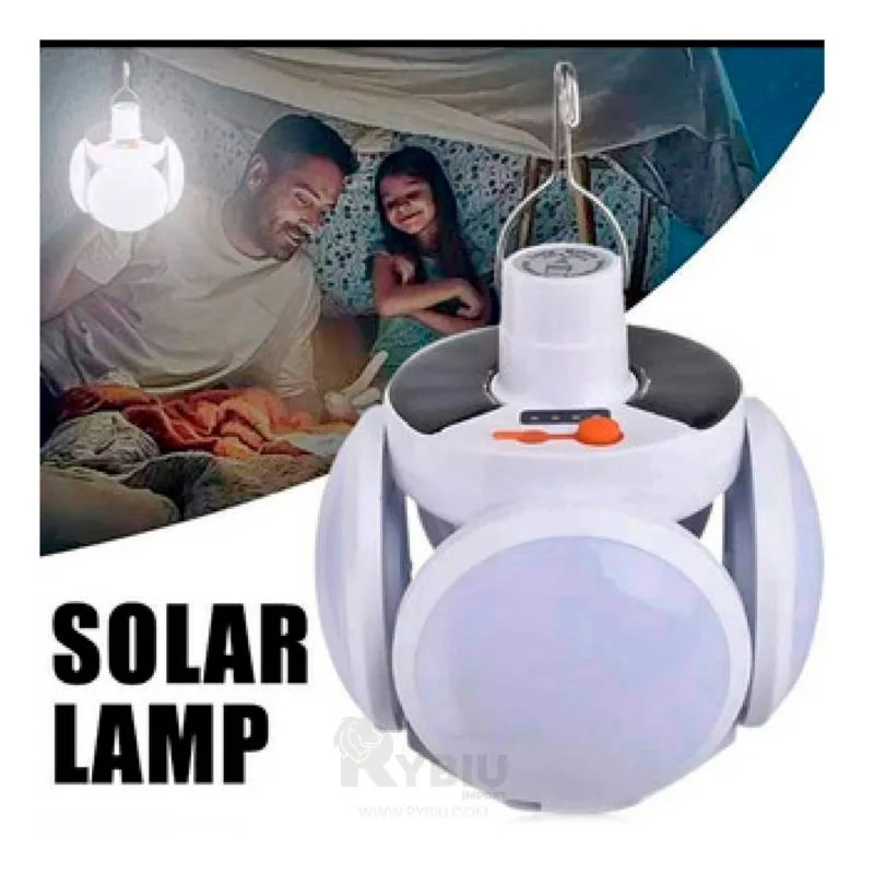 Lampara Led Portatil con Panel Solar