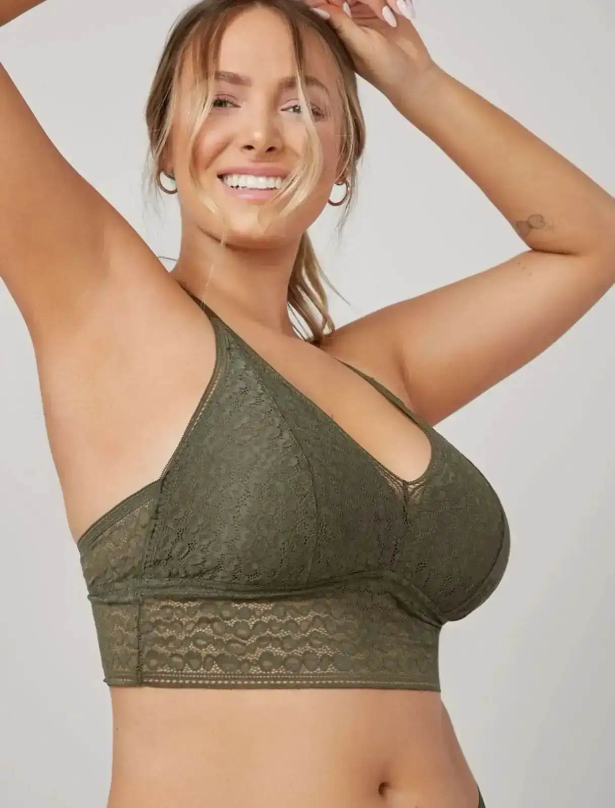 Bralette Verde Oliva Luvlette 2