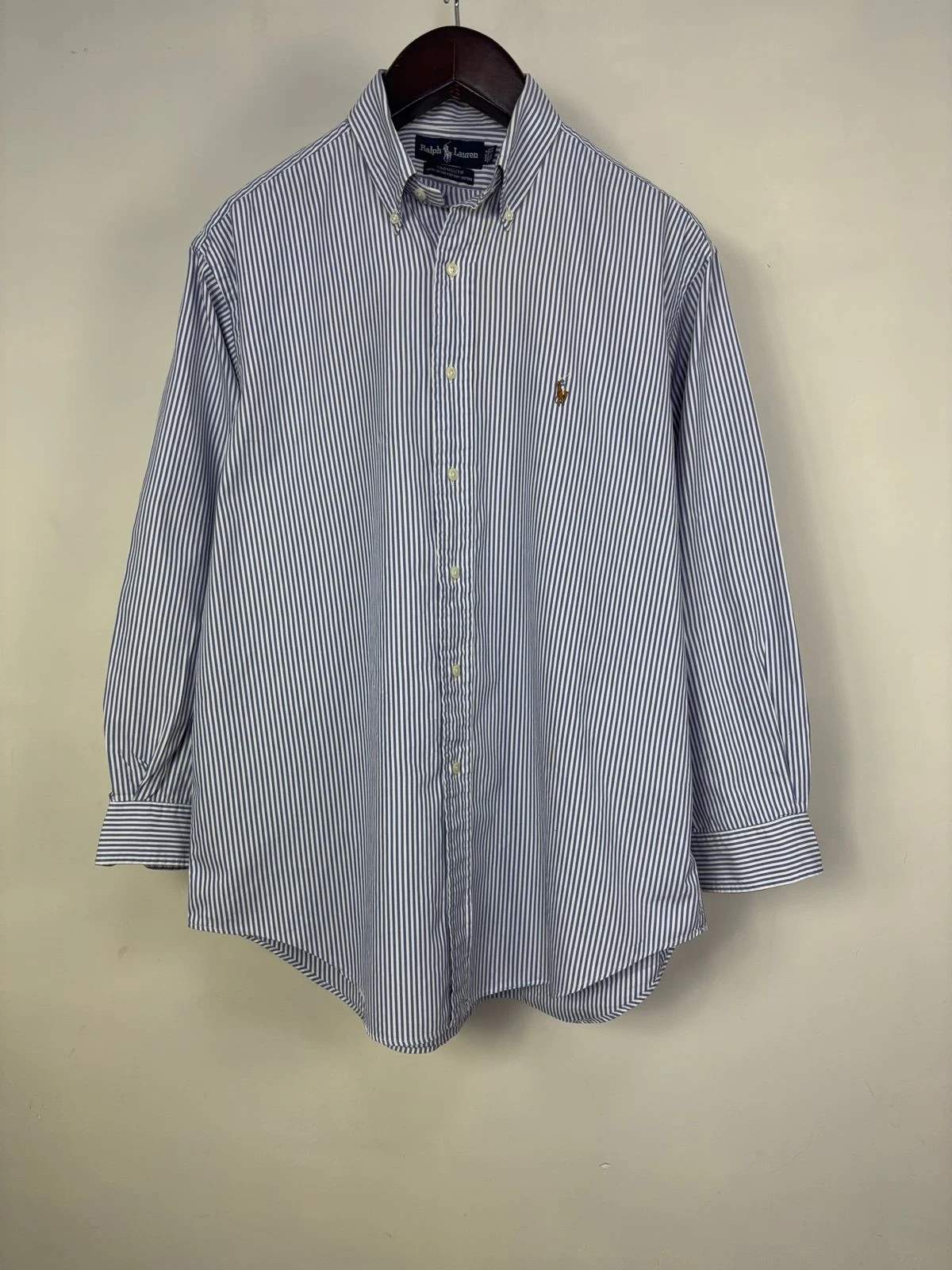 RALPH LAUREN "YARMOUTH" PINPOINT OXFORD SHIRT