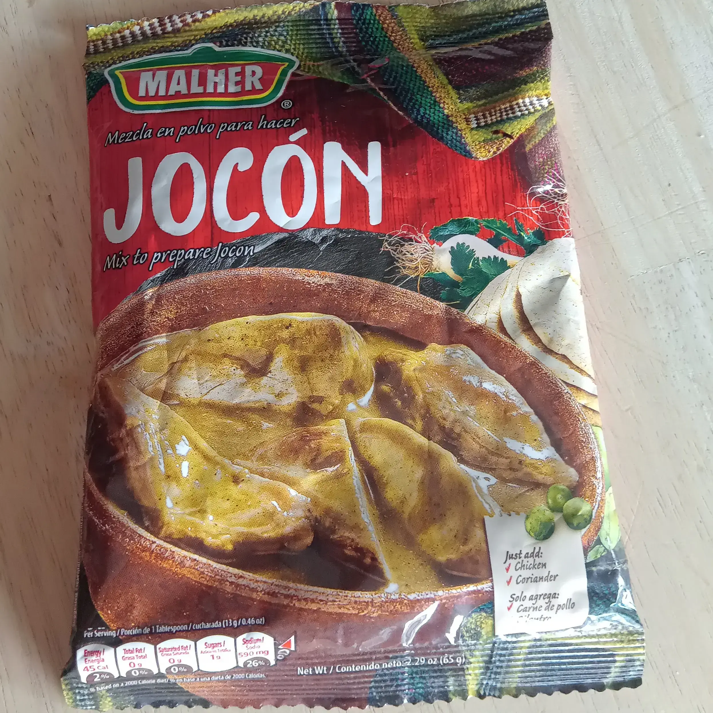 Malher mezcla jocón 65 g