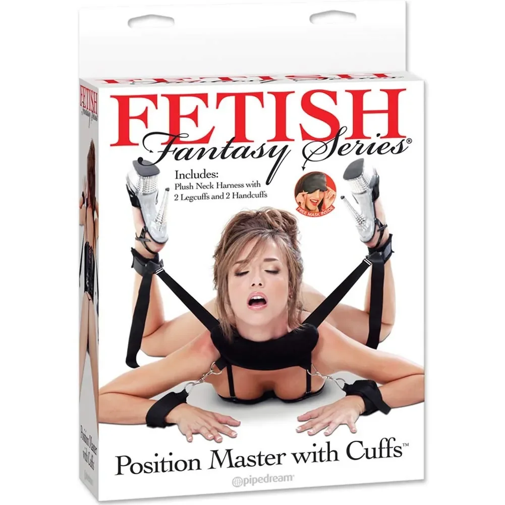 Fetish Fantasy Series Position Master With Cuffs – Black