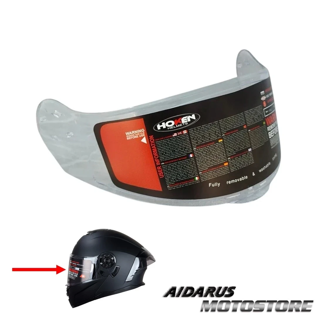 VISOR HOKEN FF900 TRANSPARENTE 
